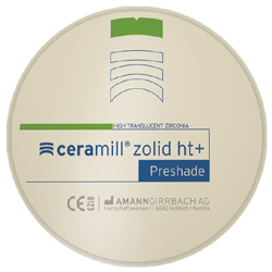 Ceramill Zolid HT+ Preshade, disk 98