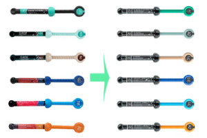 Nov dizajn striekaiek GC  jednoduchia orientcia, nezmenen kvalita