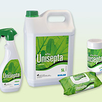 Dezinfekcia Unident op v naom sortimente