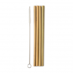 Humble bambusov slamky (4ks)