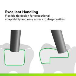 Vynikajca manipulcia
Flexibiln pika umouje vnimon prispsobitenos a ahk prstup do hlbokch kavt