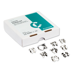 Svorky na koferdam s kr�delkami, sada 9 ks