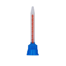 Mixing tips - blue ring, orange screw (100)