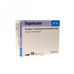 Supracain 4% inj., (10x2ml)