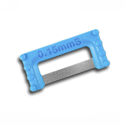 Azrov (cyan) dokonovac psik 0,15 mm so stredne jemnm diamantom, jednostrann s plkou.